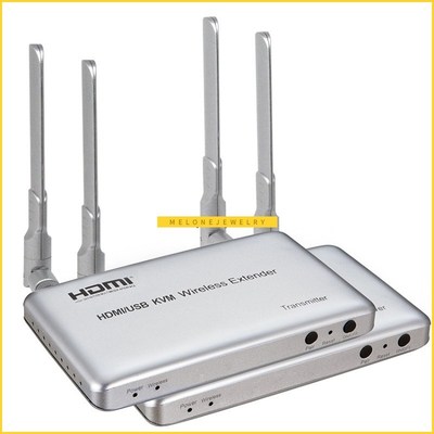 50M KVM HDMI Wireless Extender Audio Video Extension Support