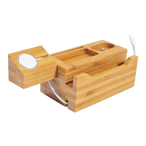 SZYSGSD Natural Wood Charger Holder Stand for iPhone XR XS