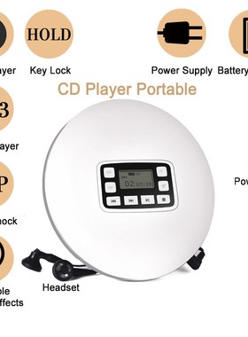 1pc Portable Music Walkman CD/MP3 Player High Quality Anti-S