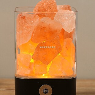Salt Lamp Himalayan Crystal Salt Stone Lamp Negative Ion Air