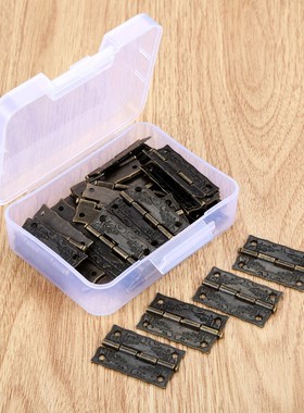 30Pcs Cabinet Door Furniture Hinge Jewelry Wood Boxes Decora