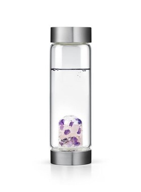 Soffe 600ml Energy Healing Natural Crystal Water Bottle Gems