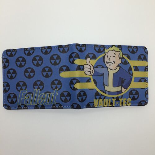 New Arrival Game Fallout Wallet Vault Tec Cool Design Cartoo