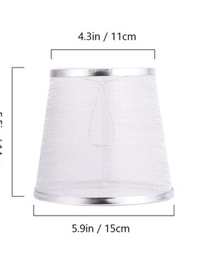 1 Bag 6pcs Transaparent Gauze Lampshade Wall Lamp Chandelier