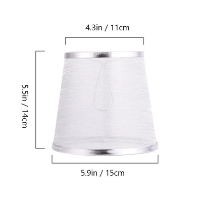 1 Bag 6pcs Transaparent Gauze Lampshade Wall Lamp Chandelier