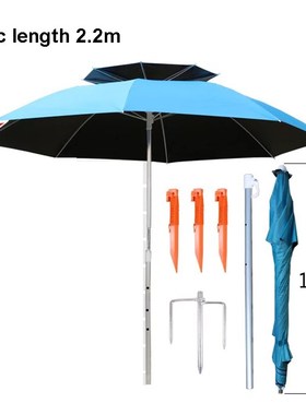 1.8/2/2.2m universal outdoor fishing umbrella UV sun umbrell