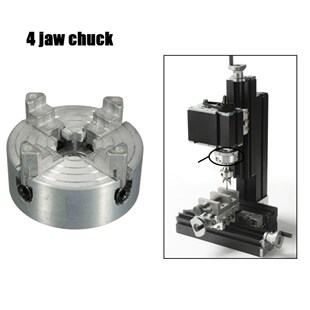 Z011 Alunum Metal Lathe Chuck 4-Jaw Chuck Clamp Lathe Access
