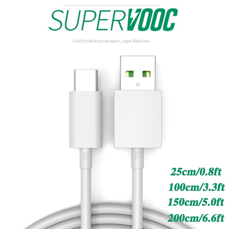 5A Super Flash VOOC charger cable For OPPO Realme 3 Pro/Real