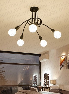 American wrought iron LED Ceiling Lights living room modern