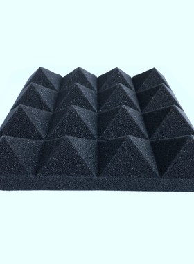 Drop shipping 12 pcs Soundproofing Foam Sound Absorption Pyr