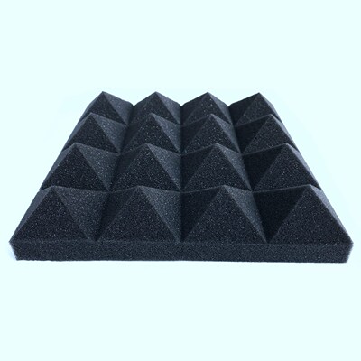 Drop shipping 12 pcs Soundproofing Foam Sound Absorption Pyr