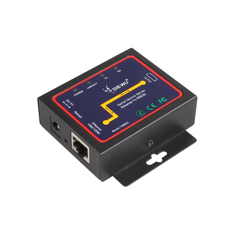 DIEW Serial device server DB9 RJ45 to RS232 Ethernet To RS23
