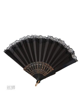 Monster girl Chinese style retro JK Qipao lace fan dark girl
