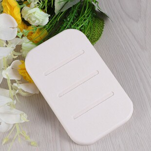 2PCS Non-slip Diatomite Soap Dish Anti-Bacterial Soap Bar Ho