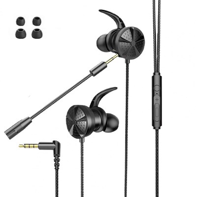 1PCS G30 Earphone Wired Universal with Mic Gaming Earbuds D