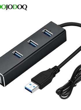 USB Ethernet Adapter 3 Ports USB 3.0 Hub USB to Rj45 Lan Net