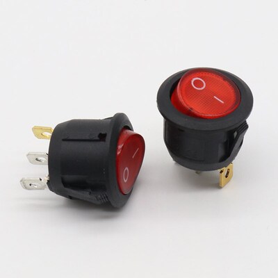 10pcs  KCD 3 foot 2 stalls with light T85 LY601-105 power sw