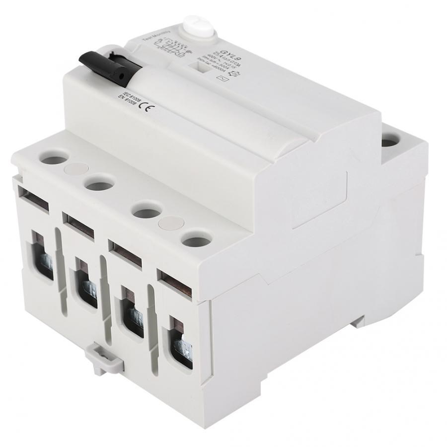 Wifi Circuit Breaker GYL9 25/40/63A 4P 400VAC RCCB Residual