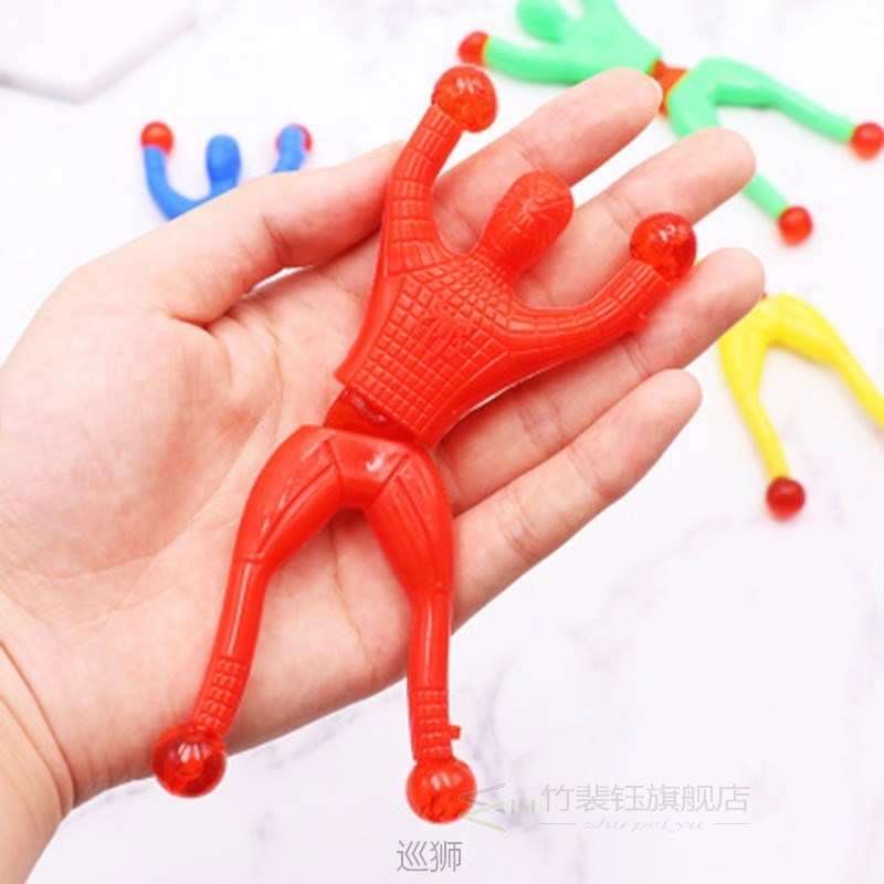 10pcs/lot Sticky Wall Climbing Climber Men Kids Party Toys F