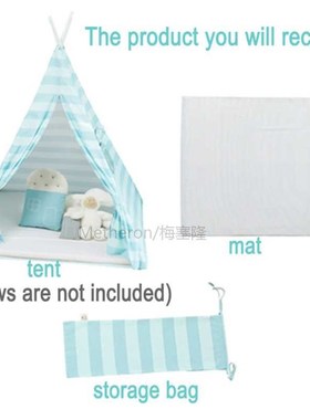 Play Tent for Kids Teepee Indian Play House for Children Gir