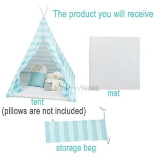 Play Tent for Kids Teepee Indian Play House for Children Gir