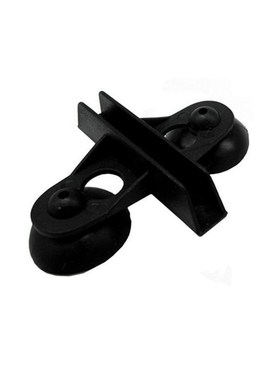 4pcs Aquarium Isolation Clamp Black Partition Glass Separati