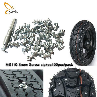 100PCS MS110 Winter ires Studs/Wheel Lugs Snow Spikes for ir