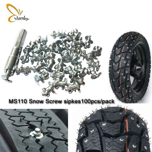 100PCS MS110 Winter ires Studs/Wheel Lugs Snow Spikes for ir