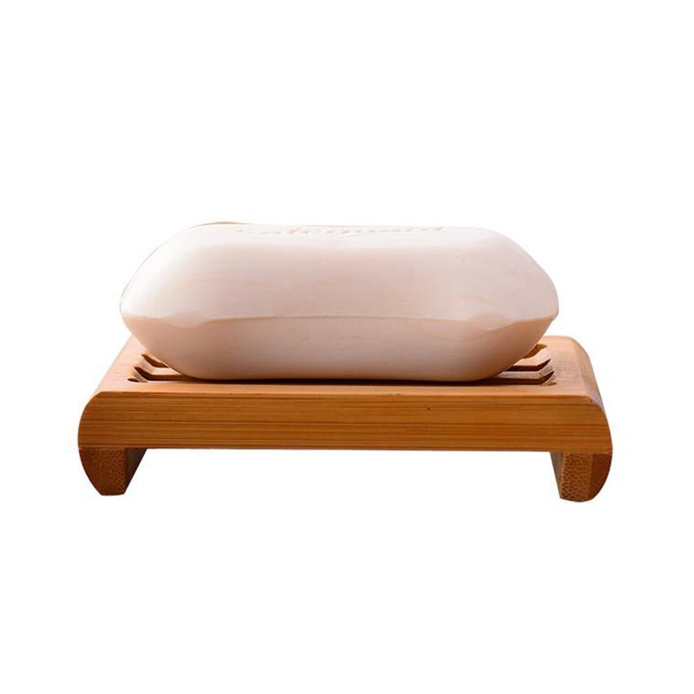 Portable Creative Biodegradable Bamboo Soap Dish Holder Rack