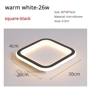 Round Square Led Ceiling Lights Home Entrance Balcony Corri