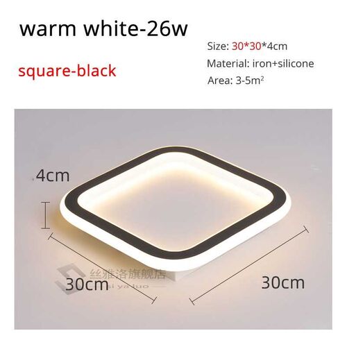 Round Square Led Ceiling Lights  Home Entrance Balcony Corri