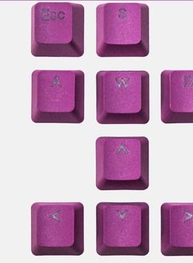 PBT Backlight Keycap  And Play Purple WASD Machanical Keyboa