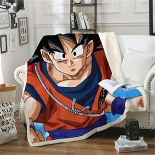 Watching Blanket Anime Dragon  Print Double Velvet Home Sofa