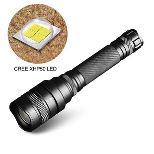 CREE XHP50 LED Flashlight Zoom 10000 LM high power rechargea