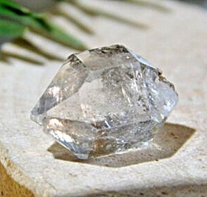 Genuine Water Clear Herkimer Diamond Quartz Crystal - Herkim