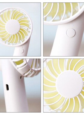 Portable Electric Desk Fans 7-leaf 3-Speed USB Battery Recha