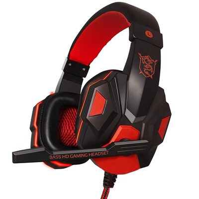 Eastvita  Wired Gaming Headset PC Music Stereo Earphones Hea