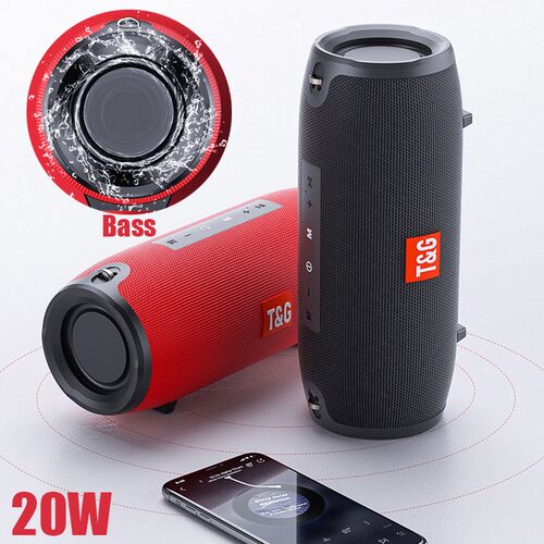Portable Bluetooth Speaker 10w Wireless Bass Column Waterpro