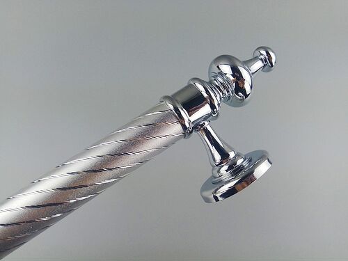 345mm Chrome Furniture Hardware Wooden Door Handles Bathroom