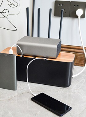 Multi functional Desktop Network Line Bin Power Strip Wire