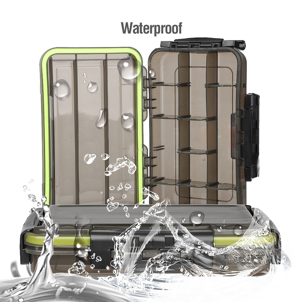 DONQL Fishing Box for Baits Waterproof Plastic Lure Boxes Fl