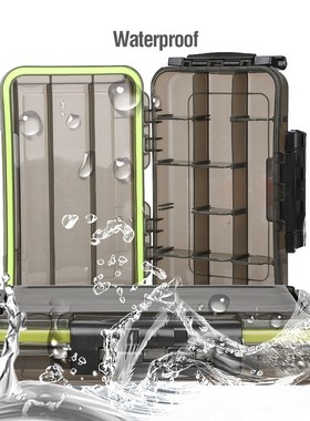 DONQL Fishing Box for Baits Waterproof Plastic Lure Boxes Fl