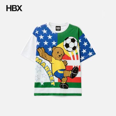 Market Smiley Shoot Your Shot Bear T-Shirt T恤男HBX
