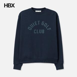 Quiet Golf Stencil Crewneck 无帽卫衣男HBX