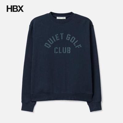 Quiet Golf Stencil Crewneck 无帽卫衣男HBX