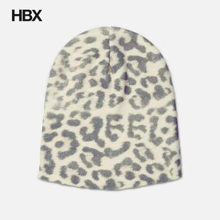 Beanie Pattern 针织帽女HBX Leopard YEEL