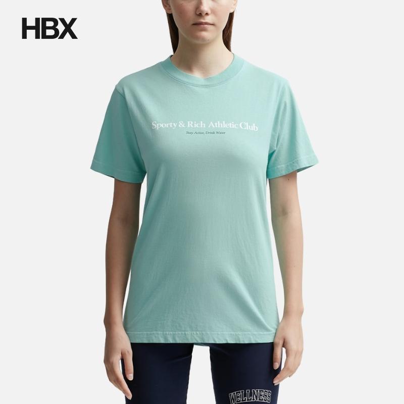 Sporty& Rich Athletic Club T-shirt短袖T恤女HBX