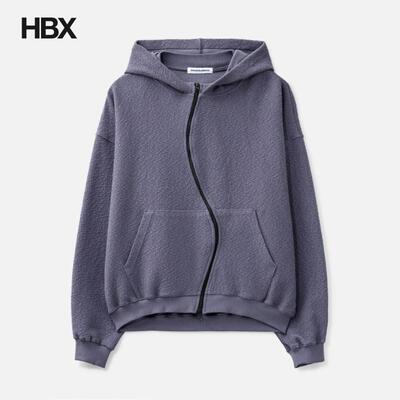 FFFPostalservice Curved Zip-Up Round Hem 帽衫外套男HBX