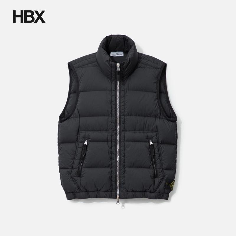 Stone Island/石头岛 Seamless Tunnel 羽绒马甲无袖外套男HBX