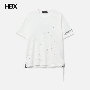 World 短袖 Distressed Tee T恤男HBX Mastermind